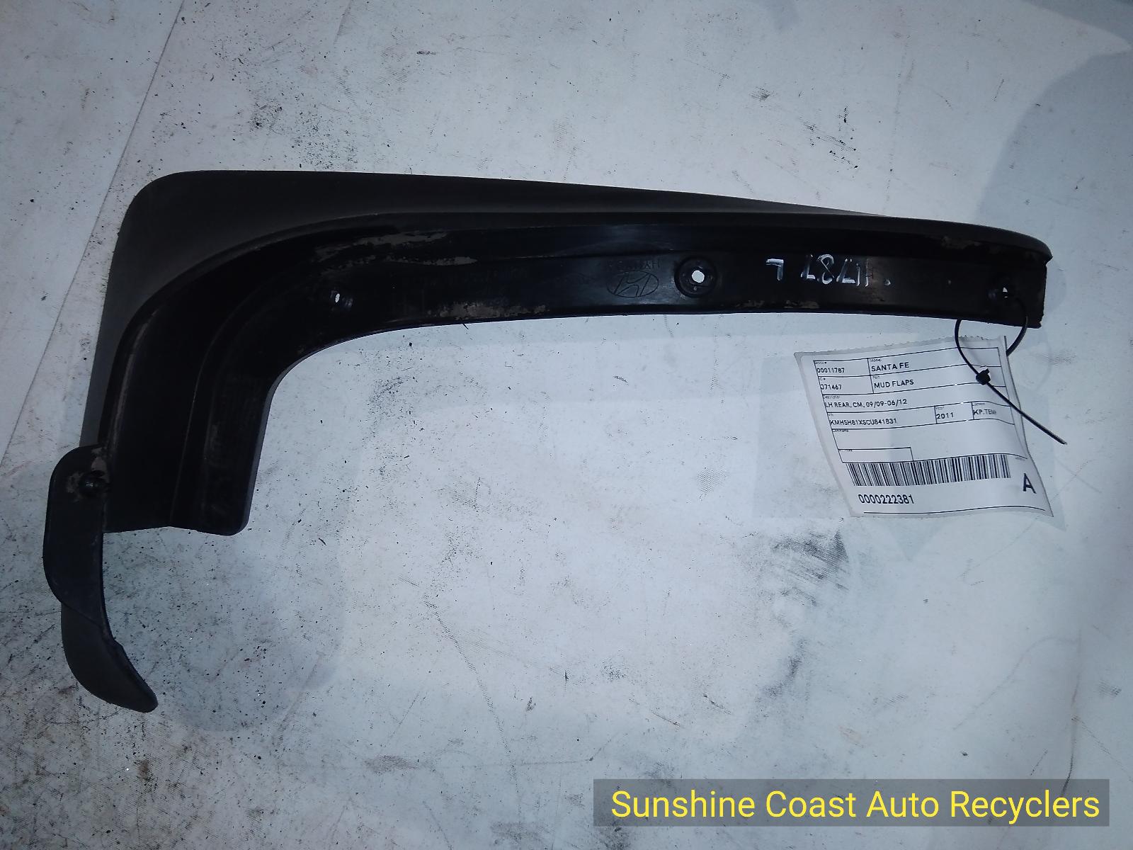 View Auto part Mud Flaps Hyundai Santa Fe 2011