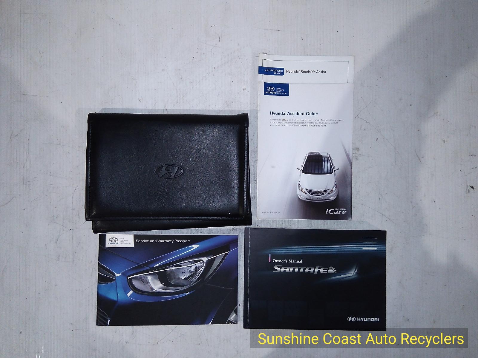 View Auto part Owners Handbook HYUNDAI SANTA FE 2011