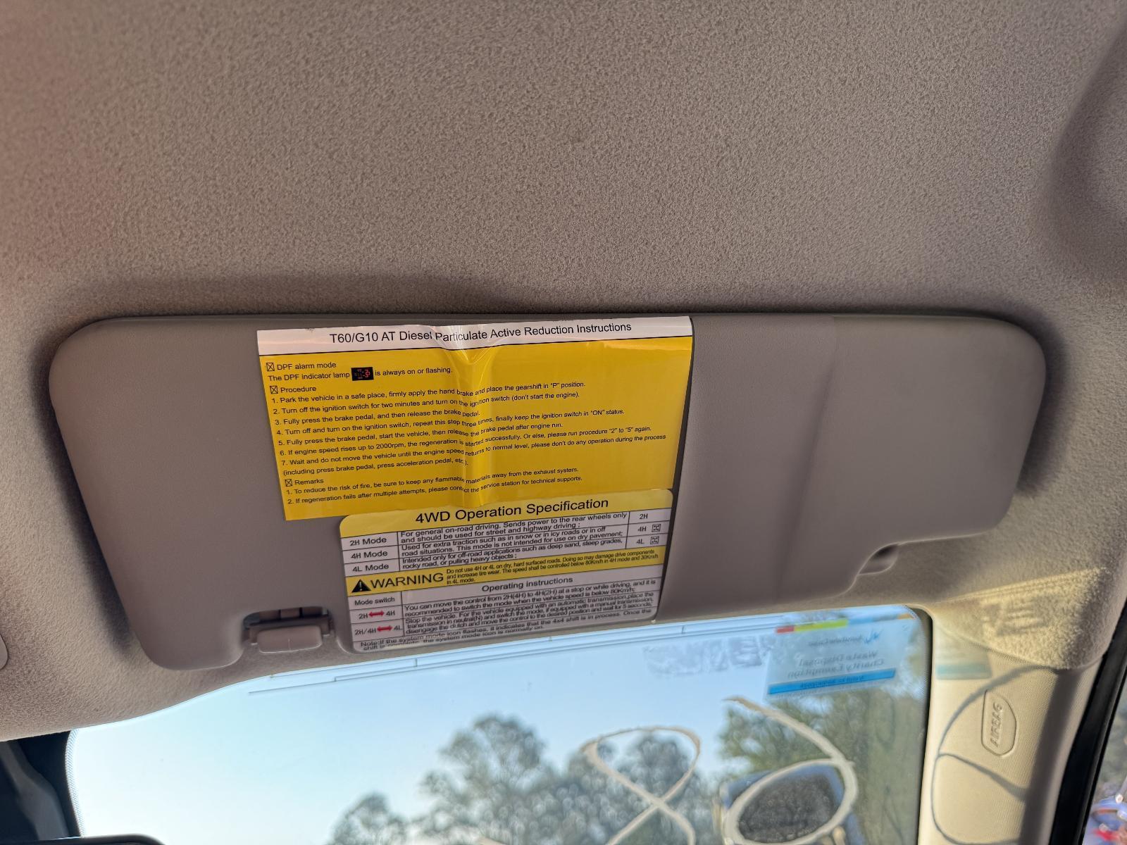 View Auto part Sunvisor LDV T60 2020