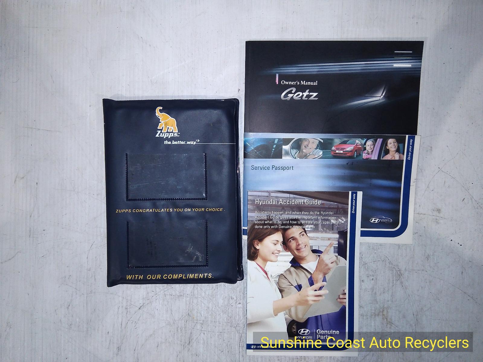 View Auto part Owners Handbook HYUNDAI GETZ 2010