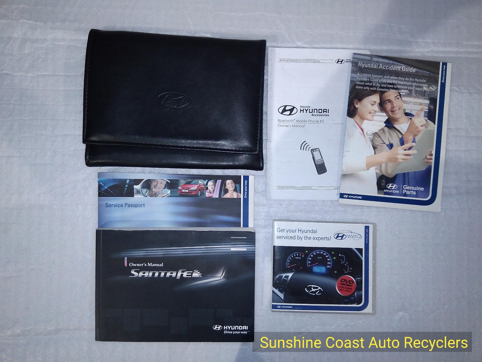 View Auto part Owners Handbook HYUNDAI SANTA FE 2009