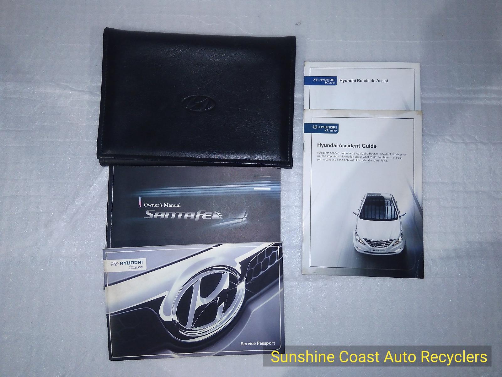 View Auto part Owners Handbook HYUNDAI SANTA FE 2011