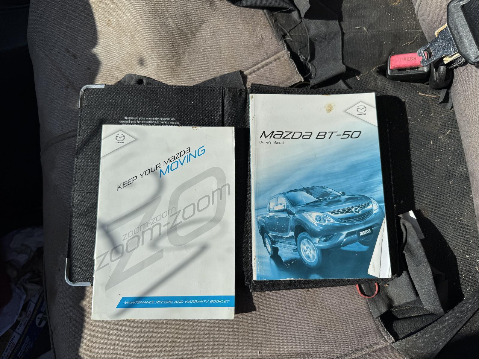 View Auto part Owners Handbook MAZDA BT50 2013