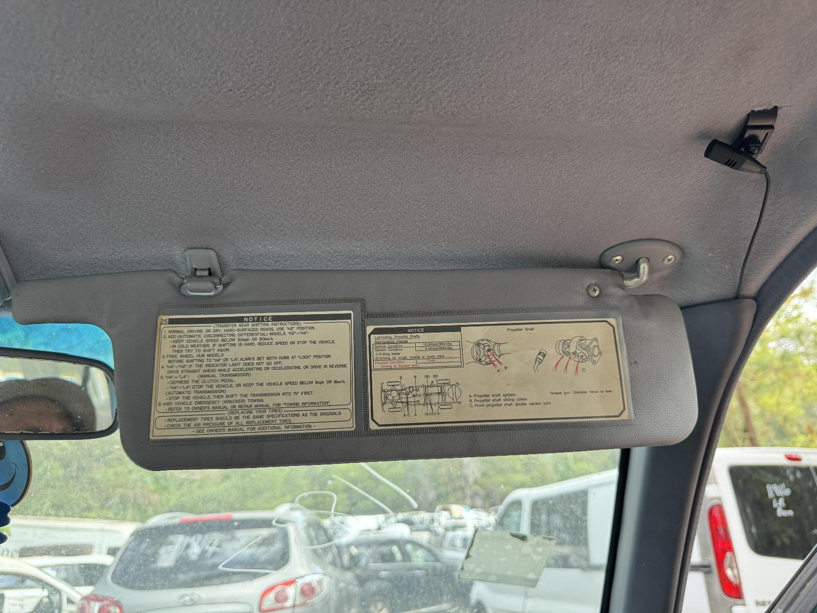 View Auto part Sunvisor TOYOTA HILUX 2003