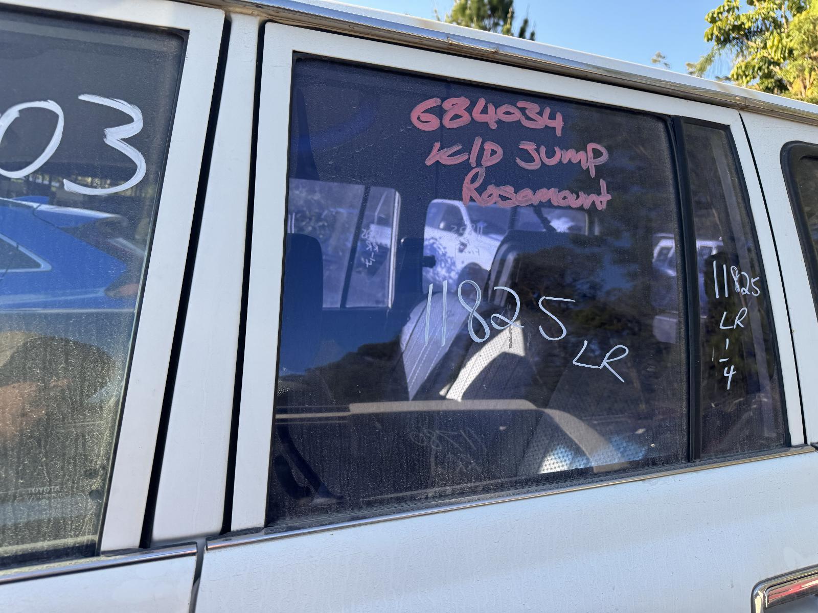 View Auto part Left Rear Door Window TOYOTA LANDCRUISER 1996