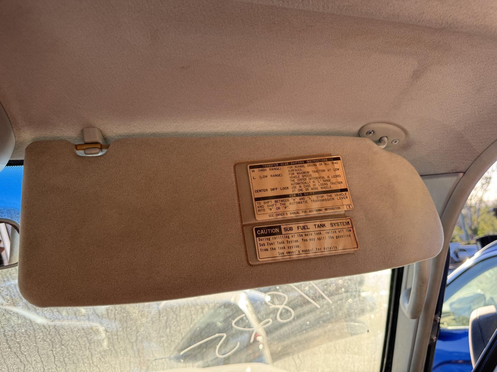 View Auto part Sunvisor TOYOTA LANDCRUISER 1996