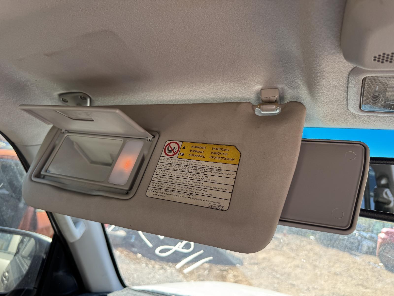 View Auto part Sunvisor MITSUBISHI PAJERO 2010