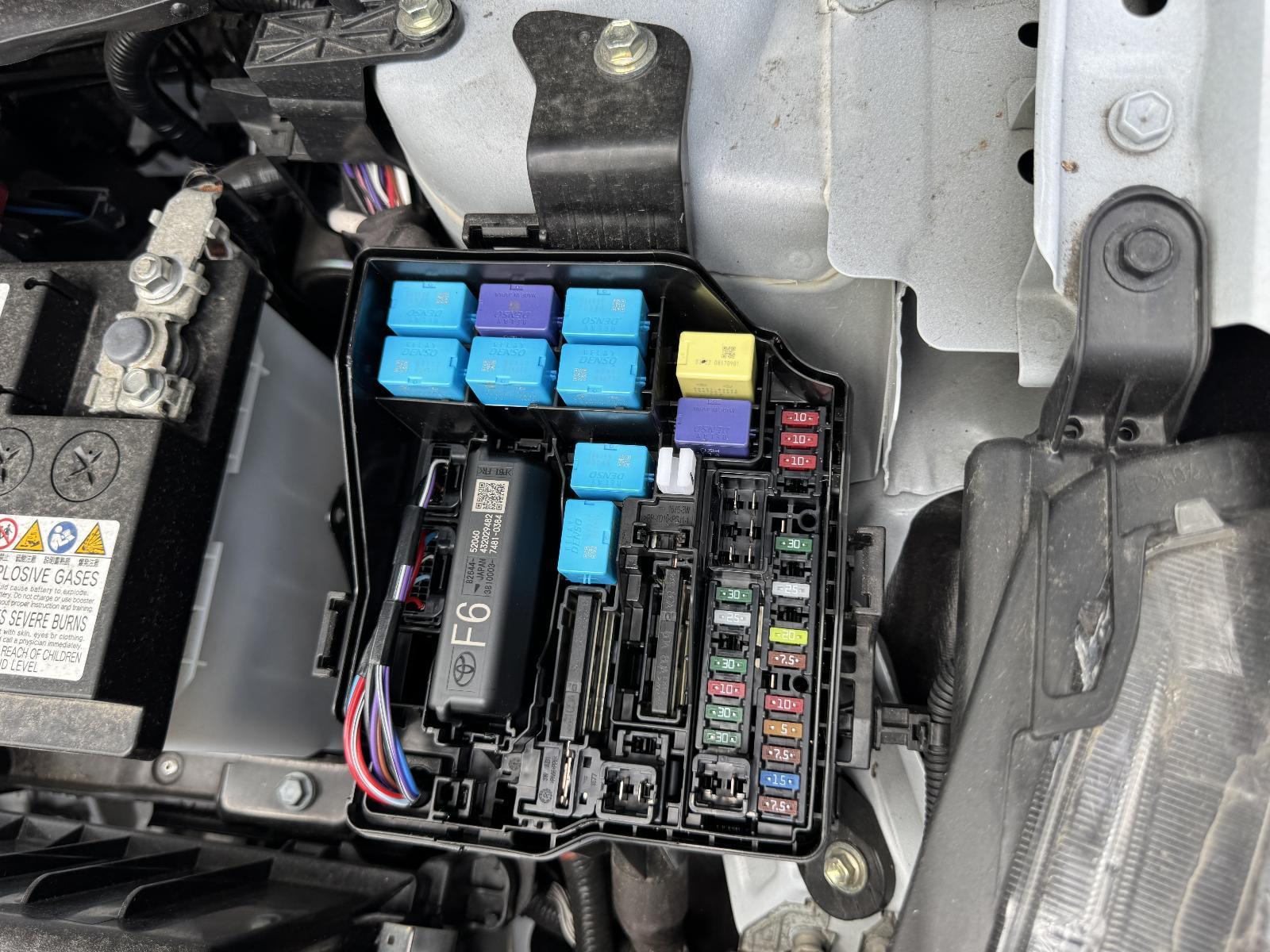 View Auto part Fuse Box TOYOTA YARIS 2024