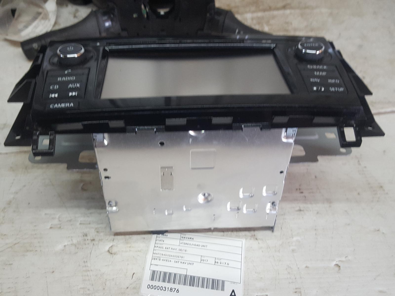 View Auto part Radio/Cd/Dvd/Sat/Tv Nissan Navara 2017