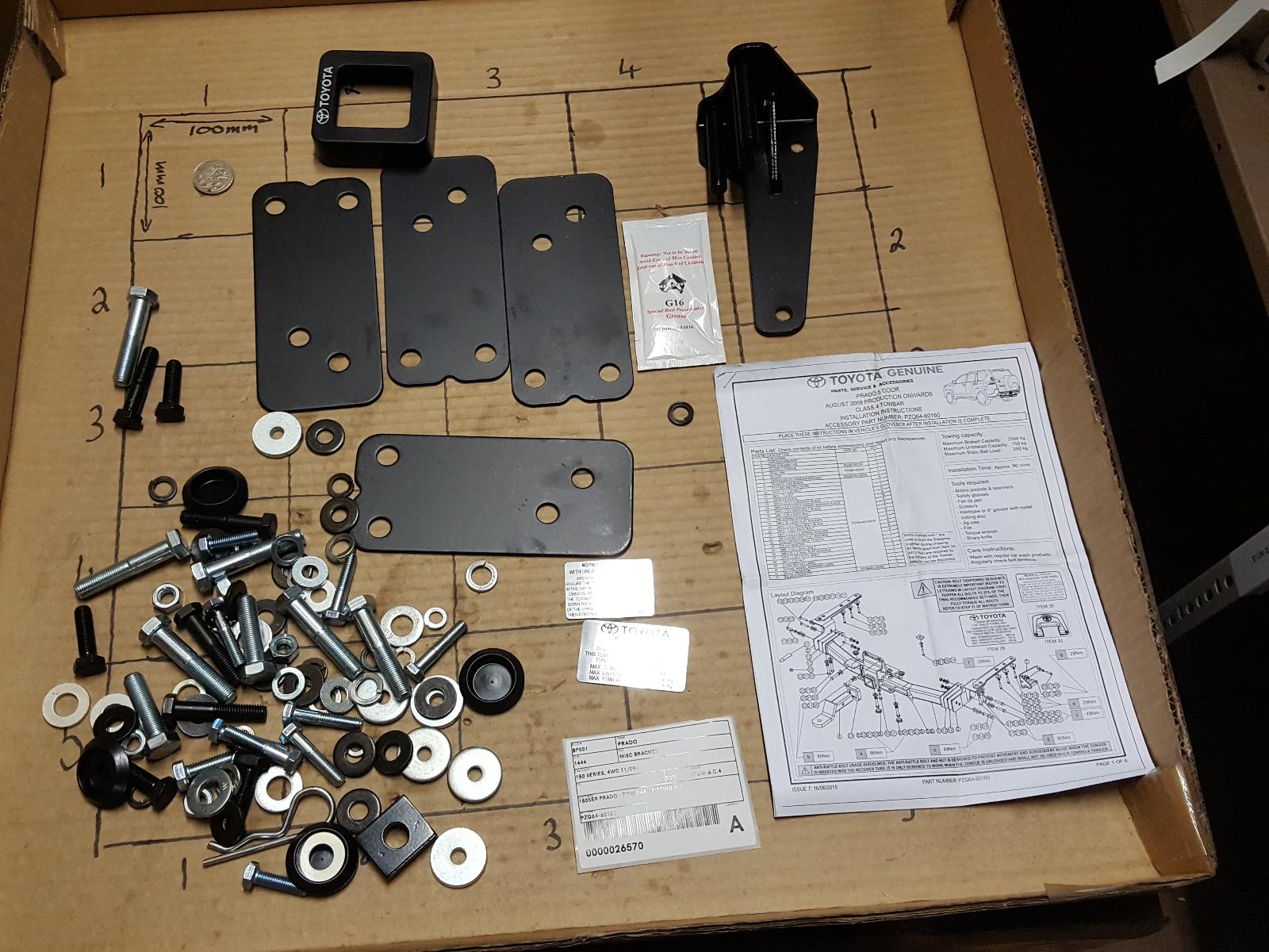 View Auto part Misc Bracket Toyota Prado 2009