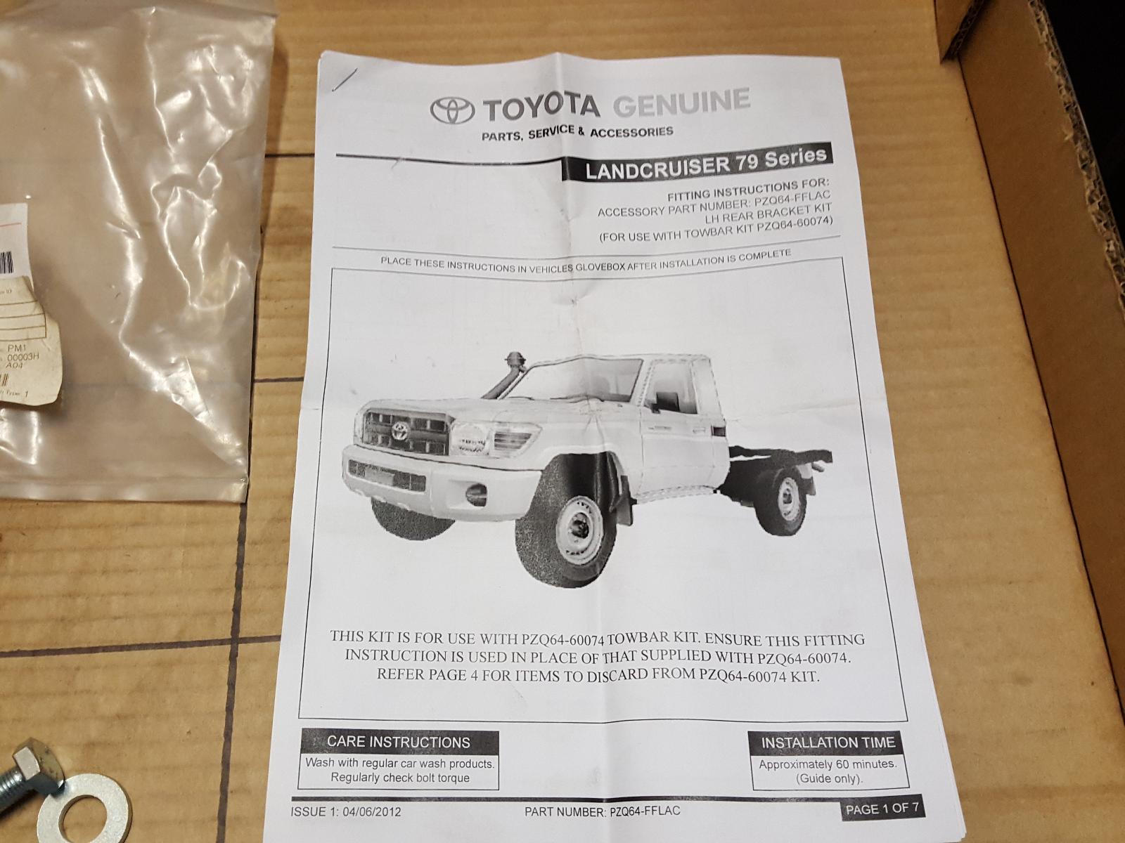 2007 Toyota Landcruiser Misc Bracket View Auto part Misc Bracket Toyota Landcruiser 2007