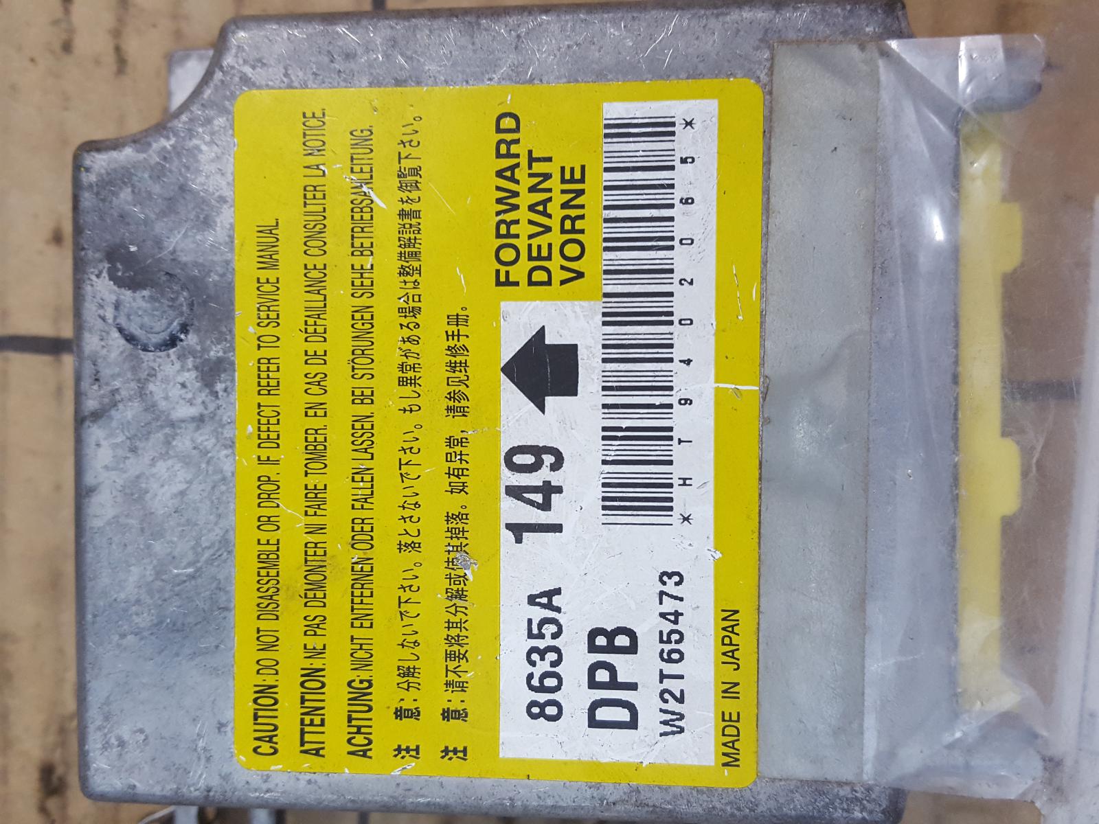 Airbag Module/Sensor Triton Mitsubishi 2009