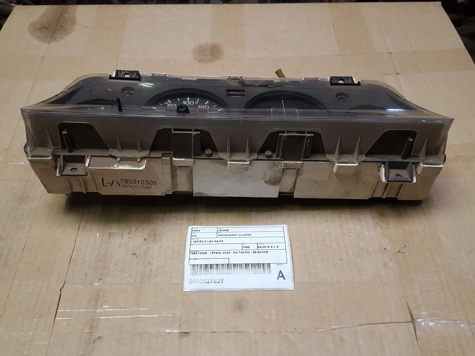 Auto Par Instrument Instrument Cluster Leone Subaru 1985