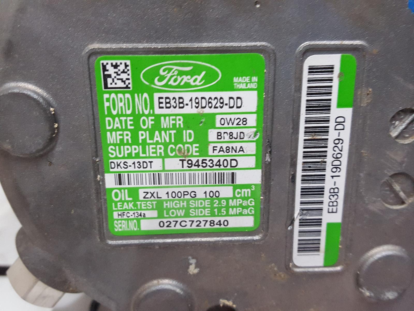 View Auto part A/C Compressor Ford Ranger 2020