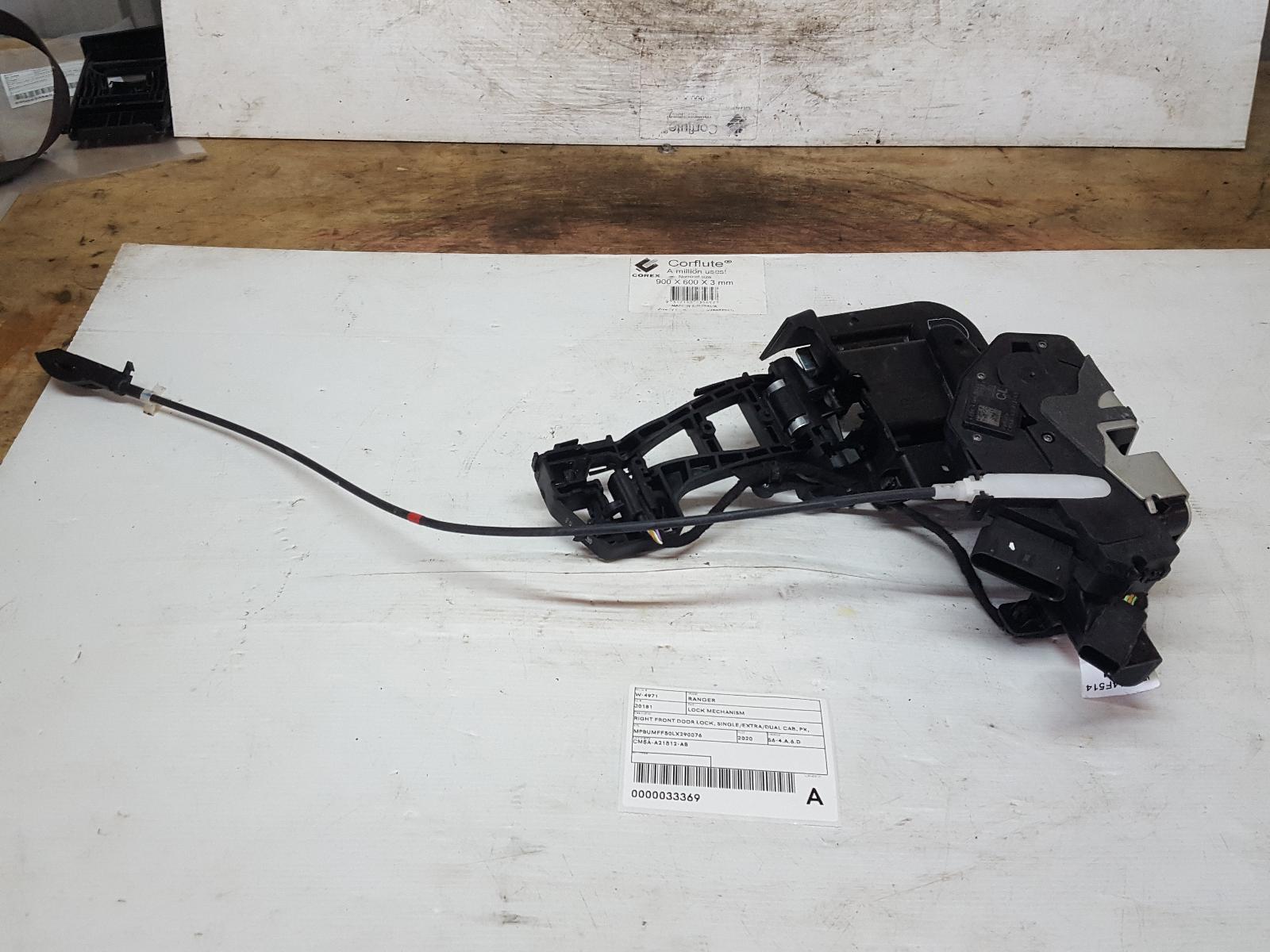 View Auto part Door/Boot/Gate Lock Ford Ranger 2020