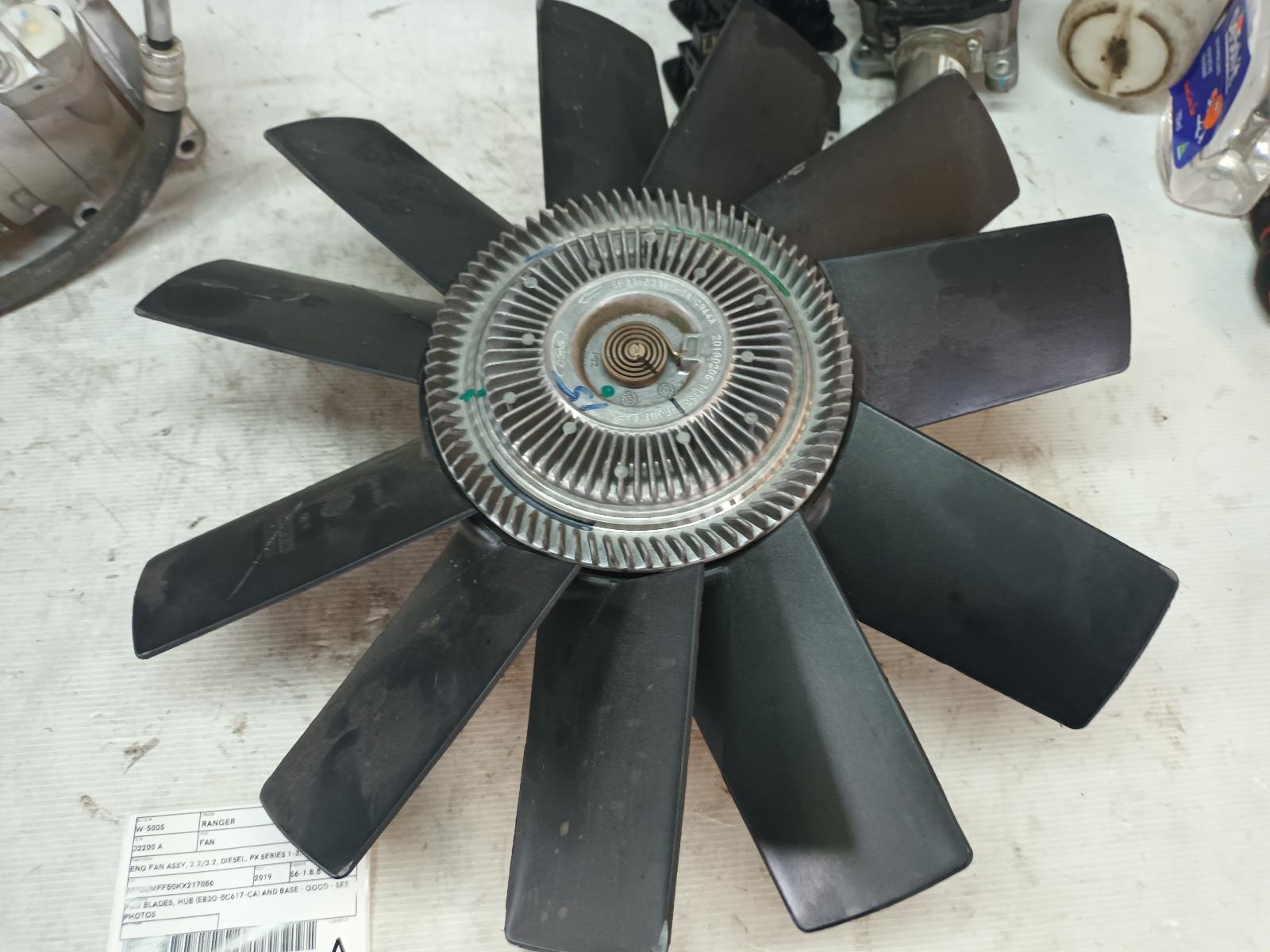 View Auto part Fan Ford Ranger 2019