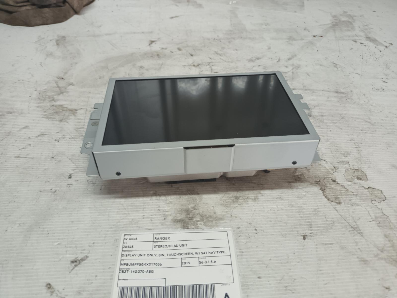 View Auto part Radio/Cd/Dvd/Sat/Tv Ford Ranger 2019