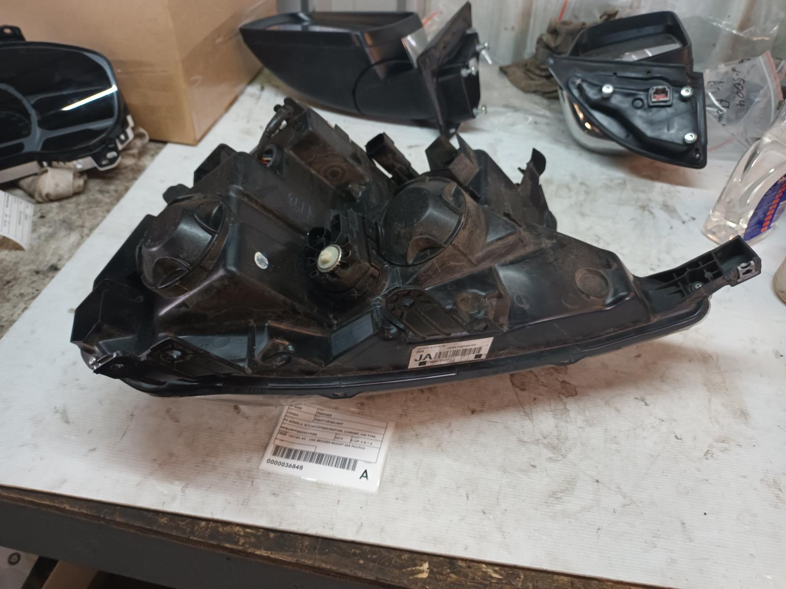 View Auto part Right Headlamp Ford Ranger 2019