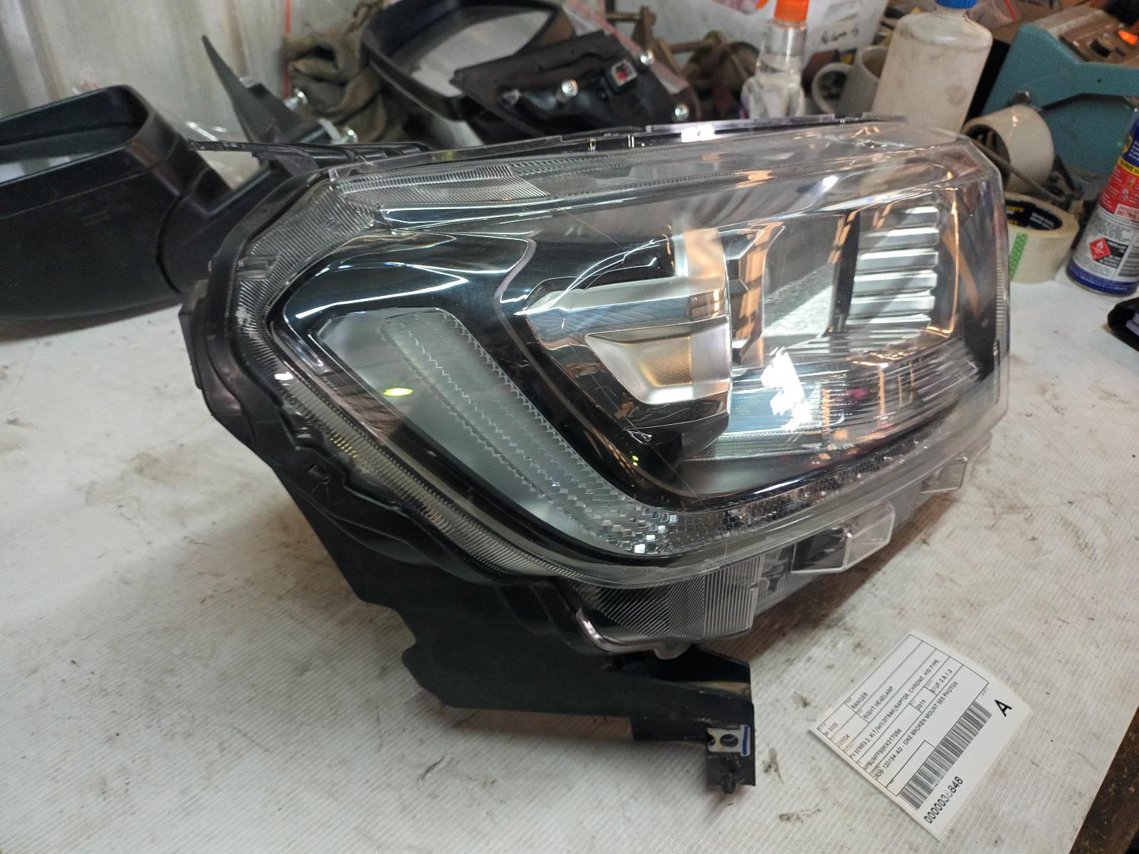View Auto part Right Headlamp Ford Ranger 2019