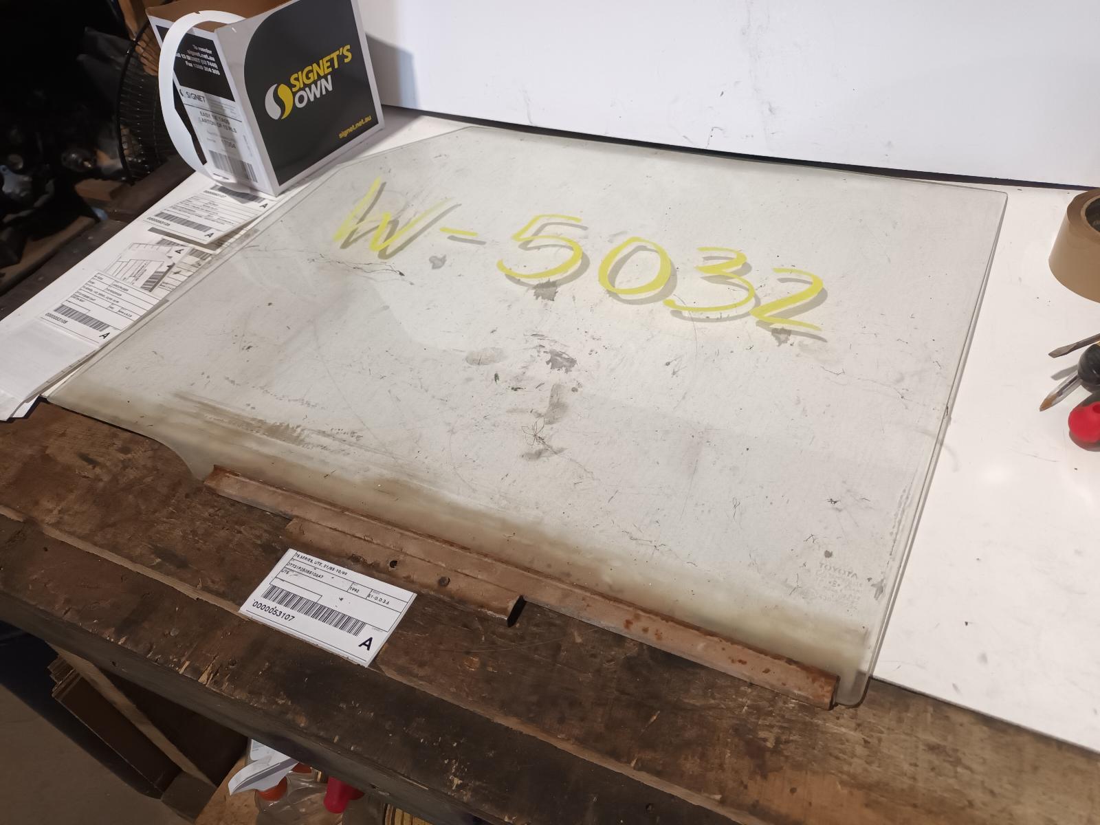 View Auto part Left Front Door Window Toyota Landcruiser 1992