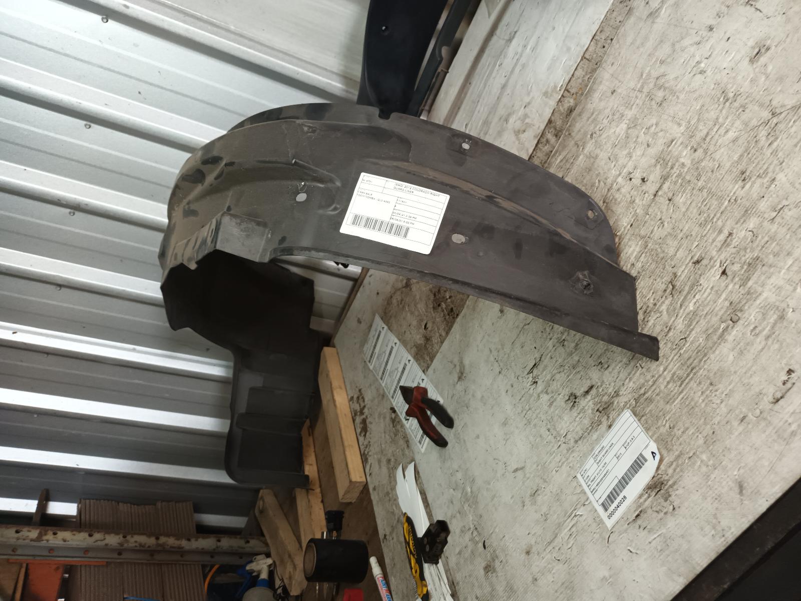 2012 Holden Colorado Right Guard Liner View Auto part Right Guard Liner Holden Colorado 2012