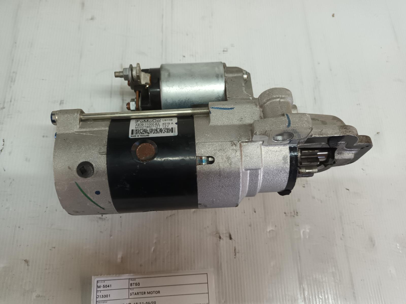 View Auto part Starter Mazda Bt50 2020