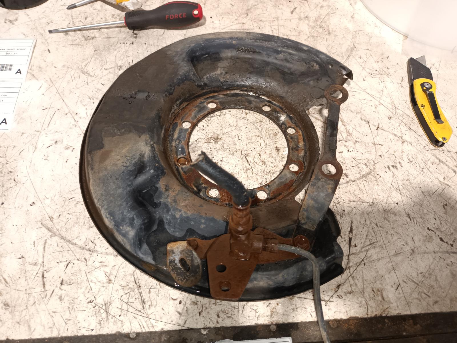 1994 Toyota Landcruiser Backing Plate View Auto part Backing Plate Toyota Landcruiser 1994