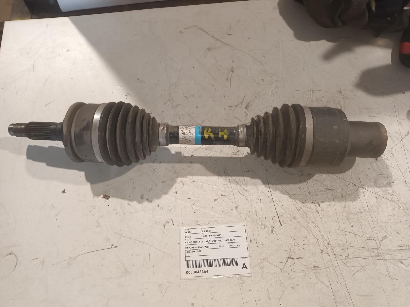 View Auto part Right Driveshaft Ford Ranger 2021