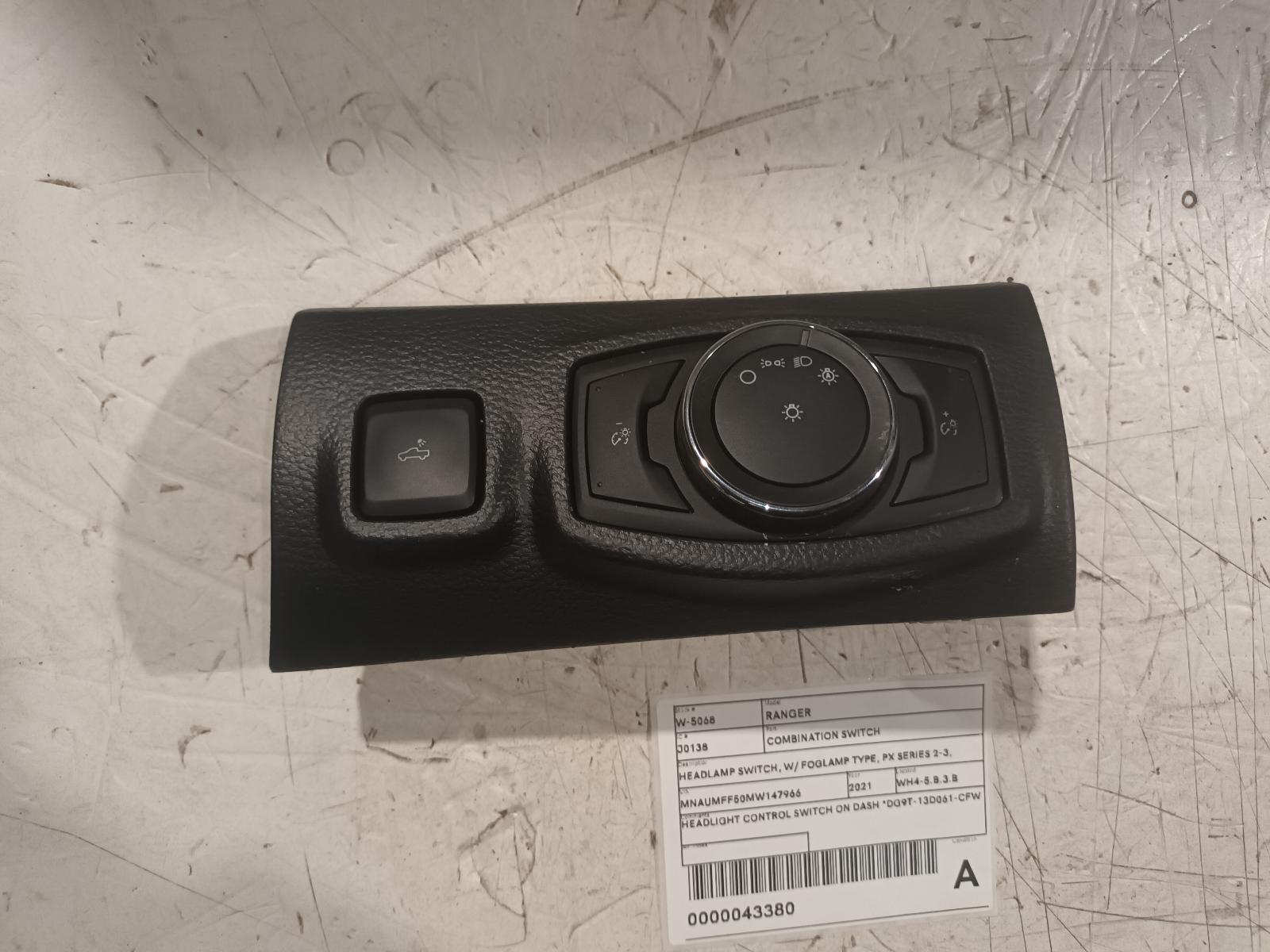 View Auto part Combination Switch Ford Ranger 2021