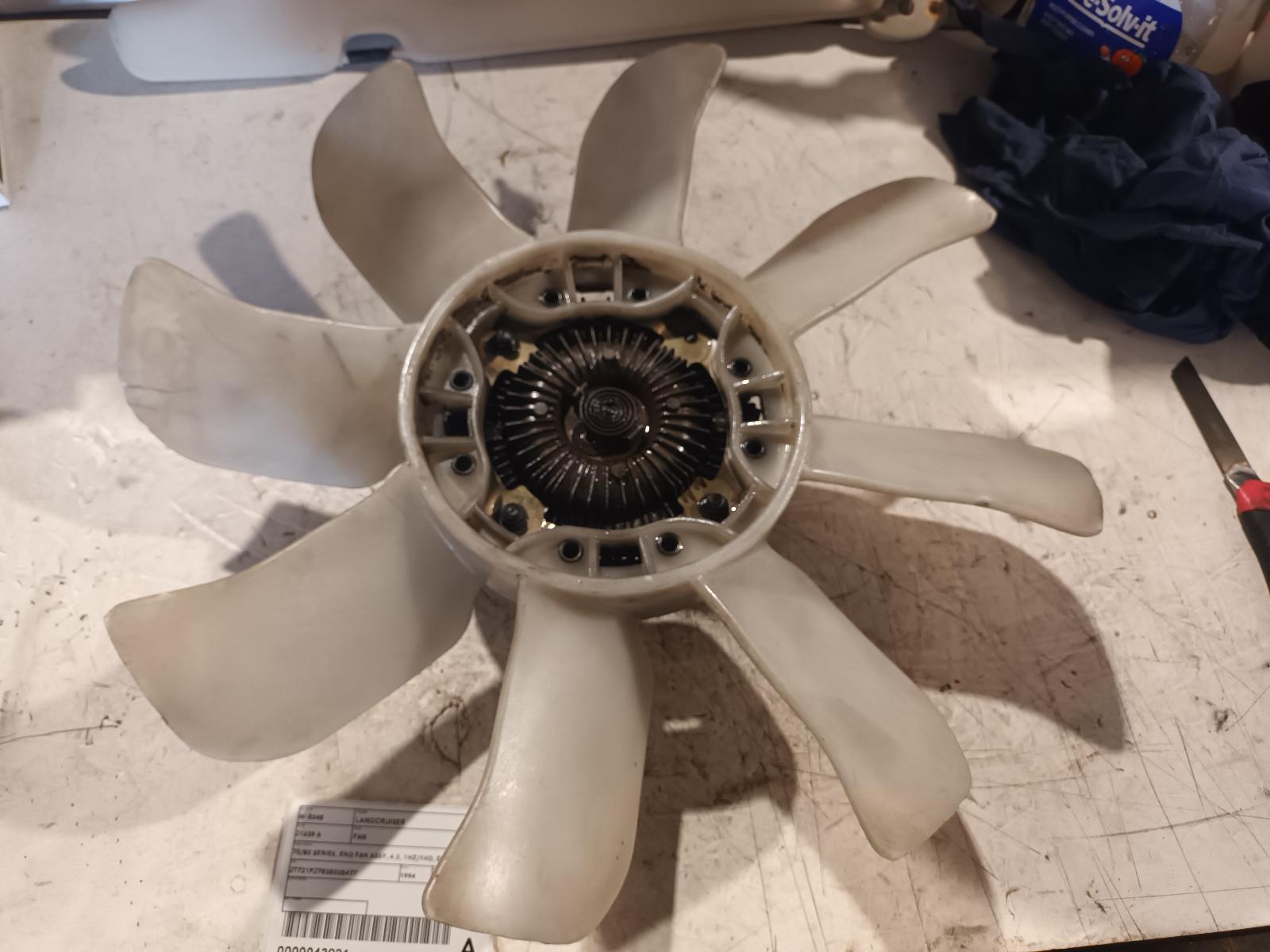1994 Toyota Landcruiser Fan View Auto part Fan Toyota Landcruiser 1994