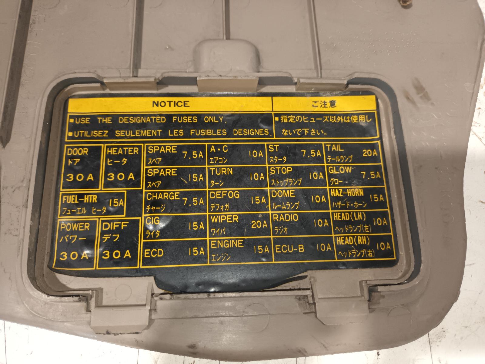 1996 Toyota Landcruiser Trim Panel View Auto part Trim Panel Toyota Landcruiser 1996