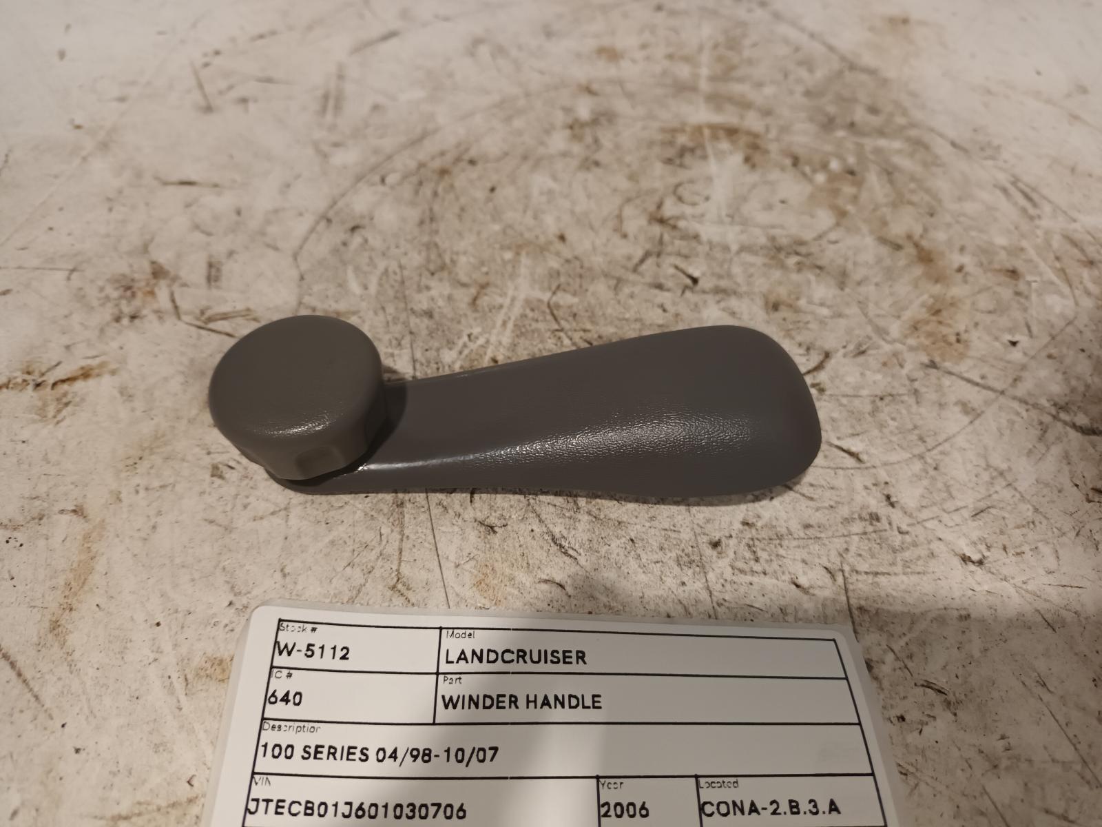 2006 Toyota Landcruiser Winder Handle View Auto part Winder Handle Toyota Landcruiser 2006