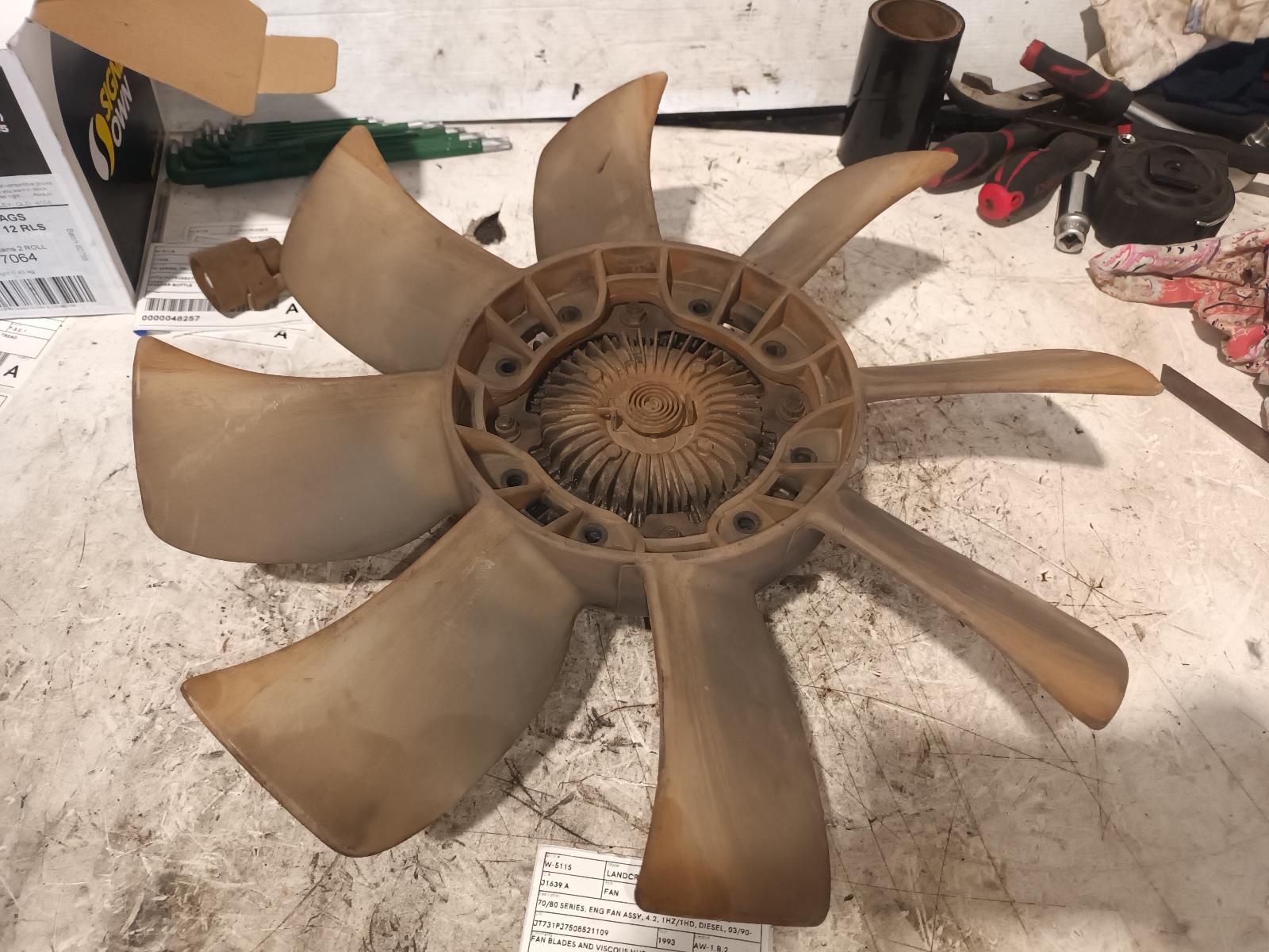 1993 Toyota Landcruiser Fan View Auto part Fan Toyota Landcruiser 1993