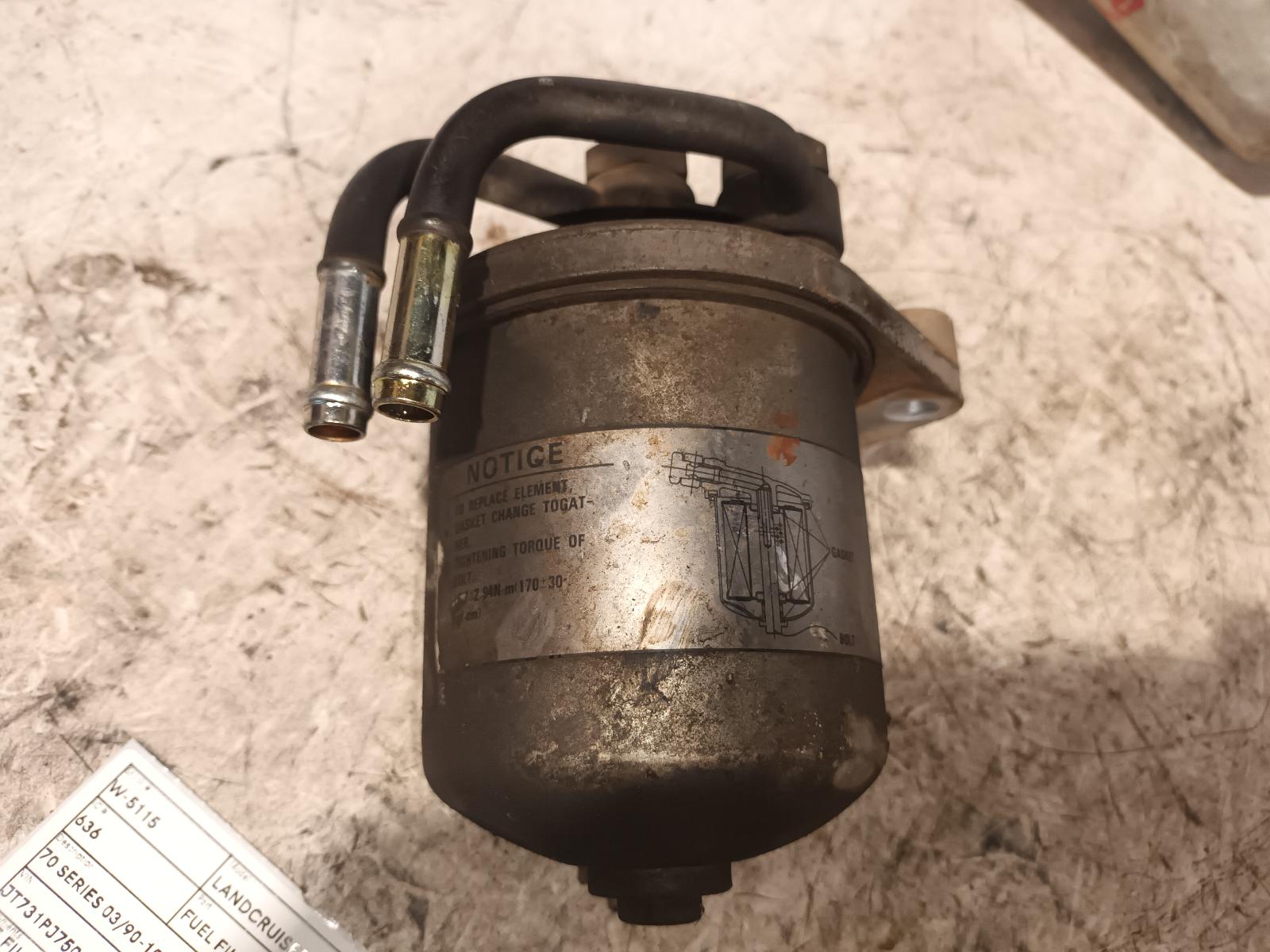 1993 Toyota Landcruiser Fuel Filter Housing View Auto part Fuel Filter Housing Toyota Landcruiser 1993