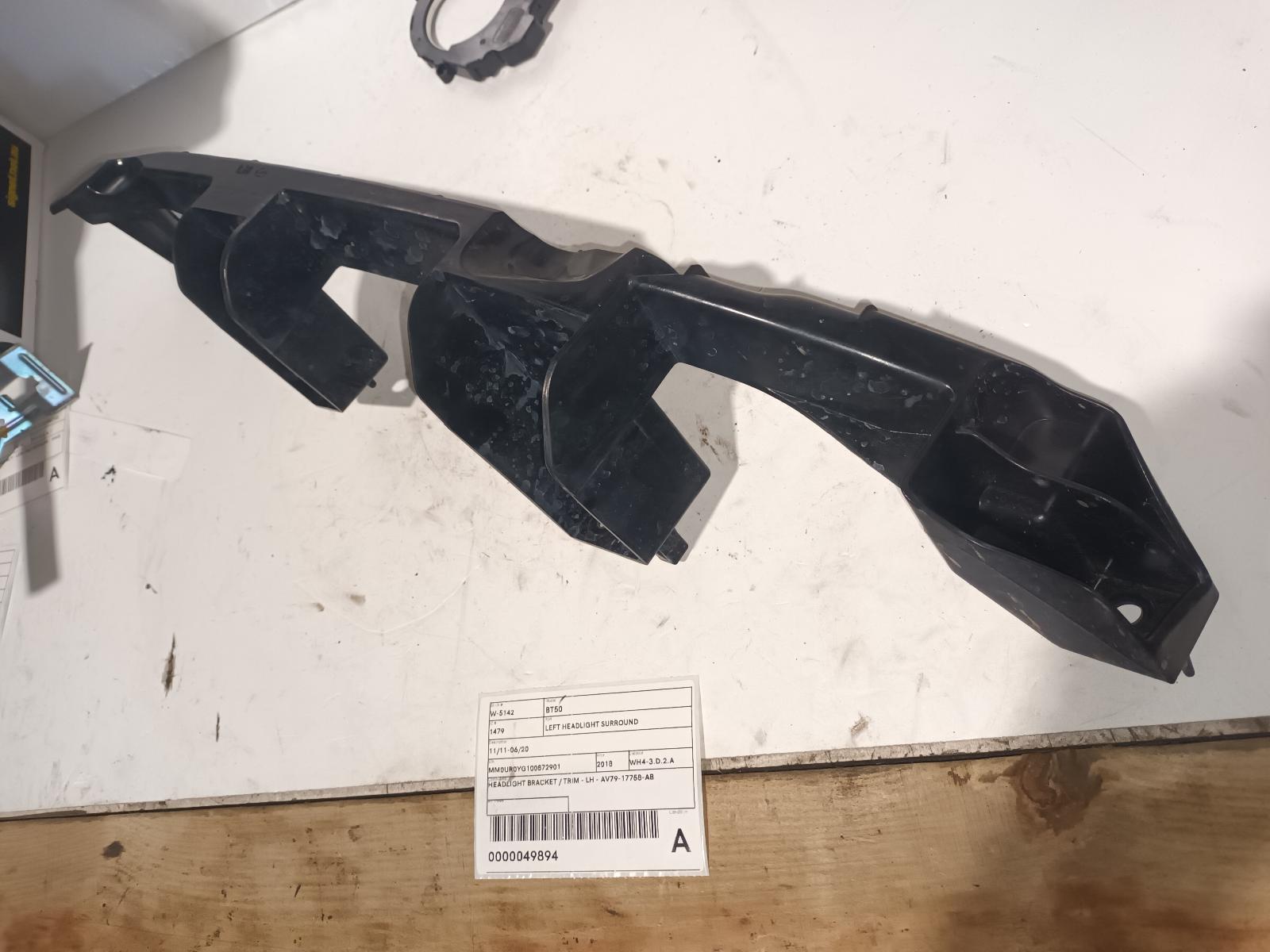 View Auto part Left Headlight Surround Mazda Bt50 2018