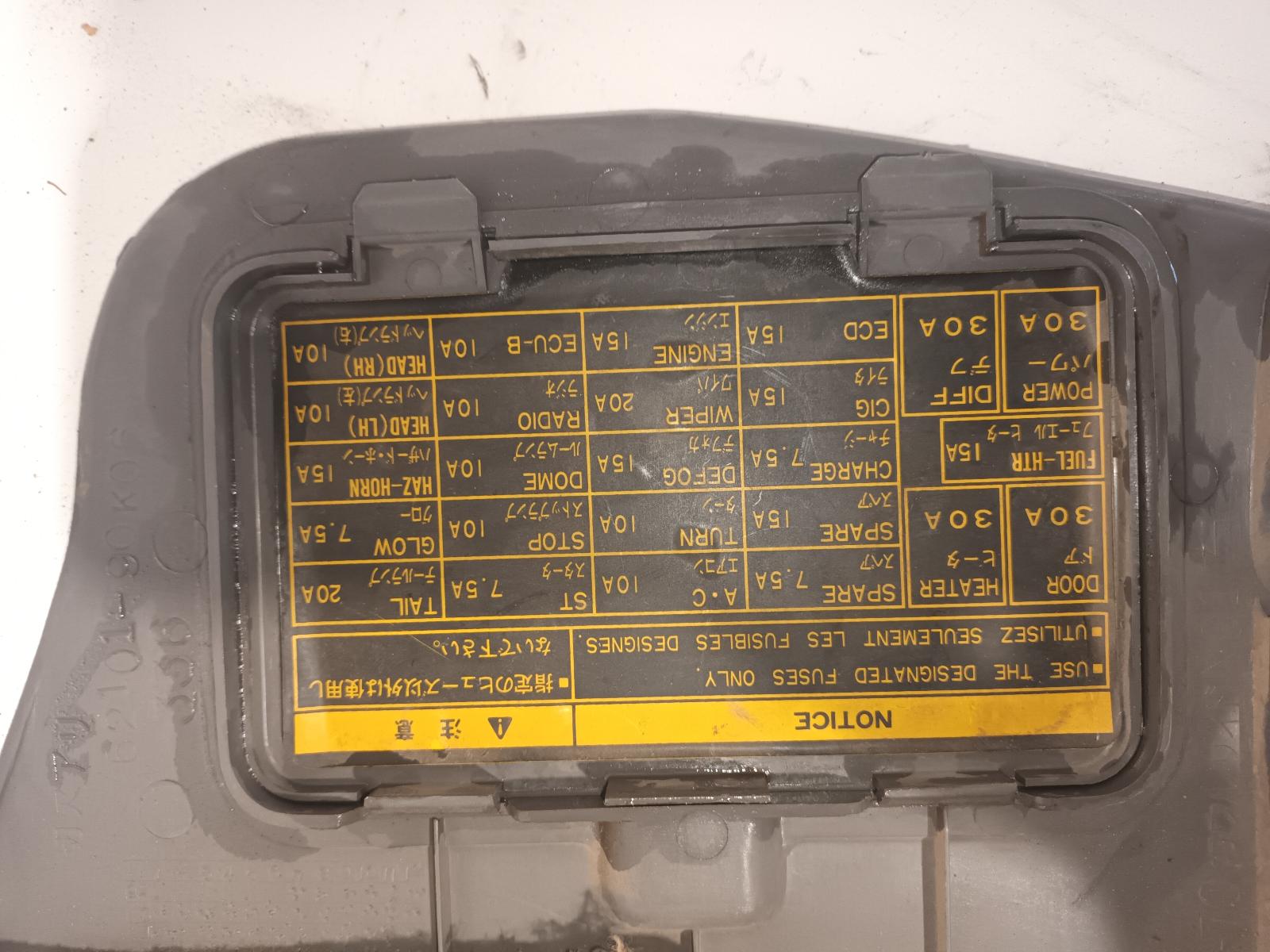 1998 Toyota Landcruiser Trim Panel View Auto part Trim Panel Toyota Landcruiser 1998