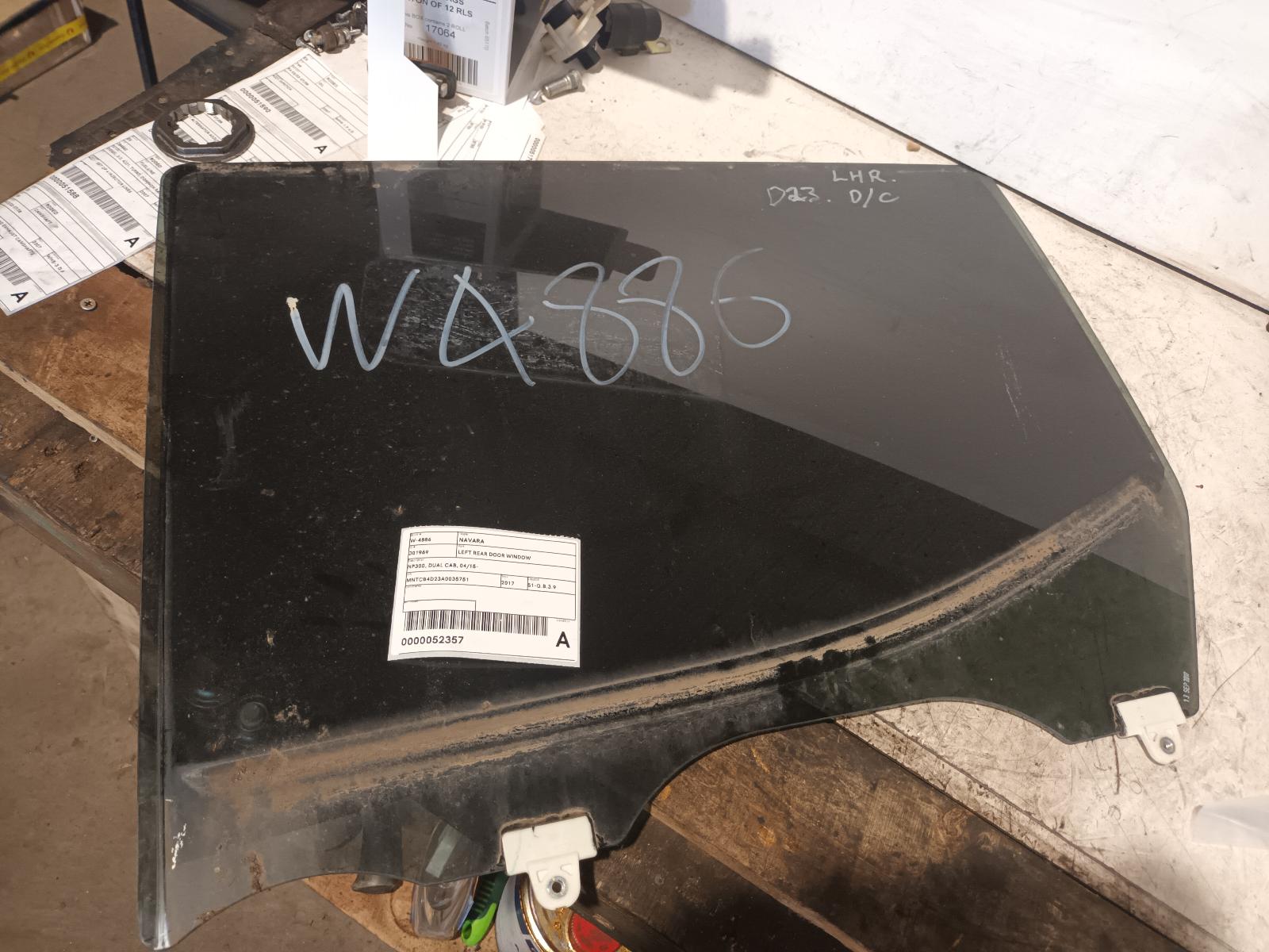 View Auto part Left Rear Door Window Nissan Navara 2017