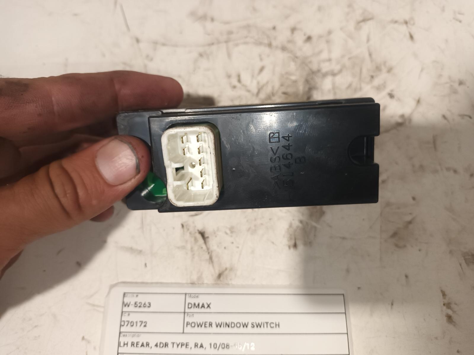 View Auto part Pwr Dr Wind Switch Isuzu Dmax 2012