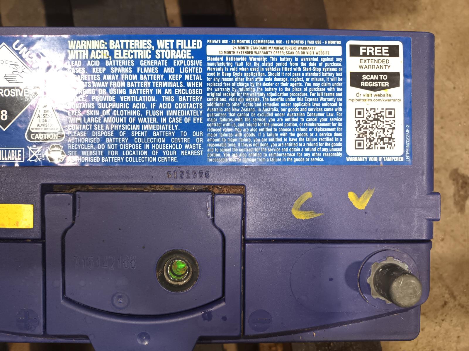 View Auto part Battery Misc Misc 2023