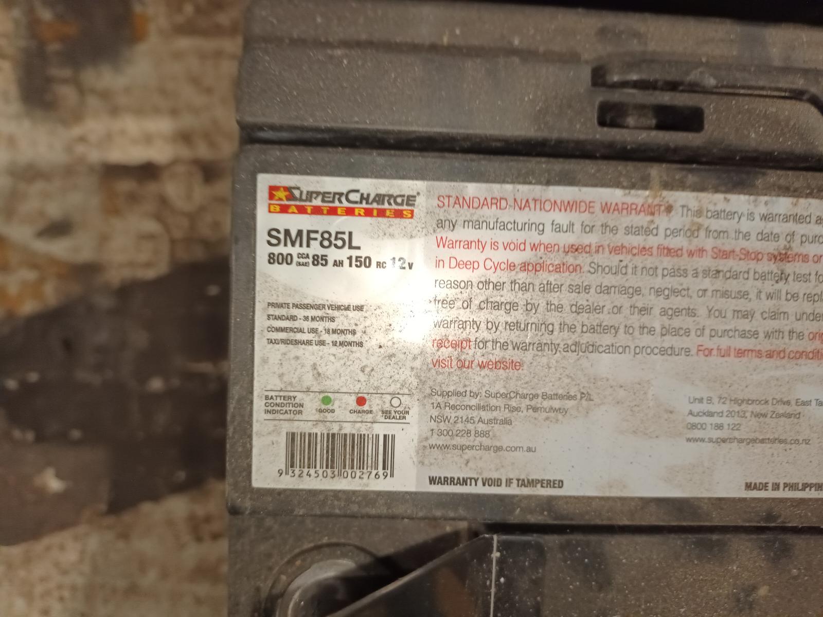 View Auto part Battery Misc Misc 2023