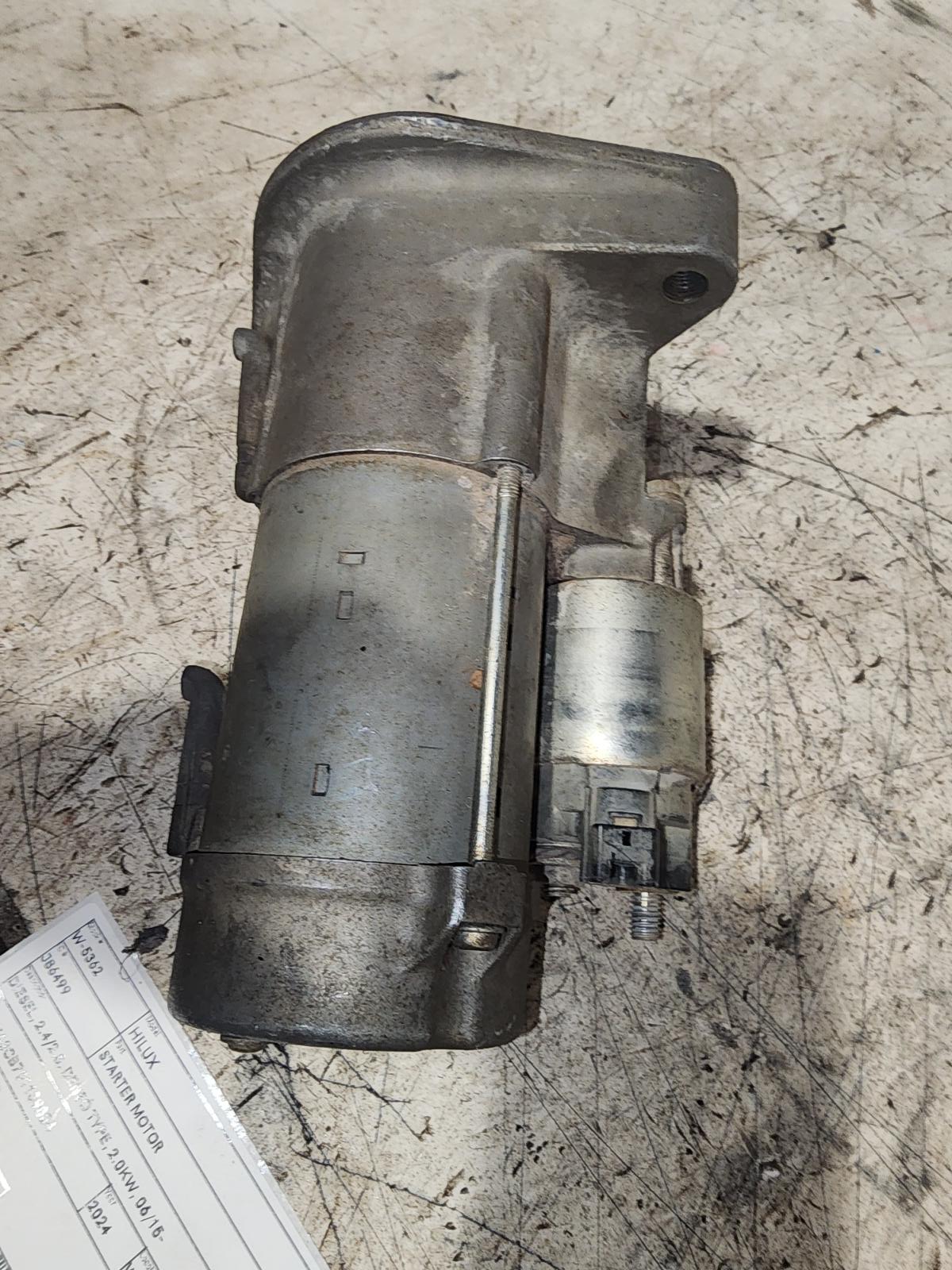 2024 Toyota Hilux Starter View Auto part Starter Toyota Hilux 2024