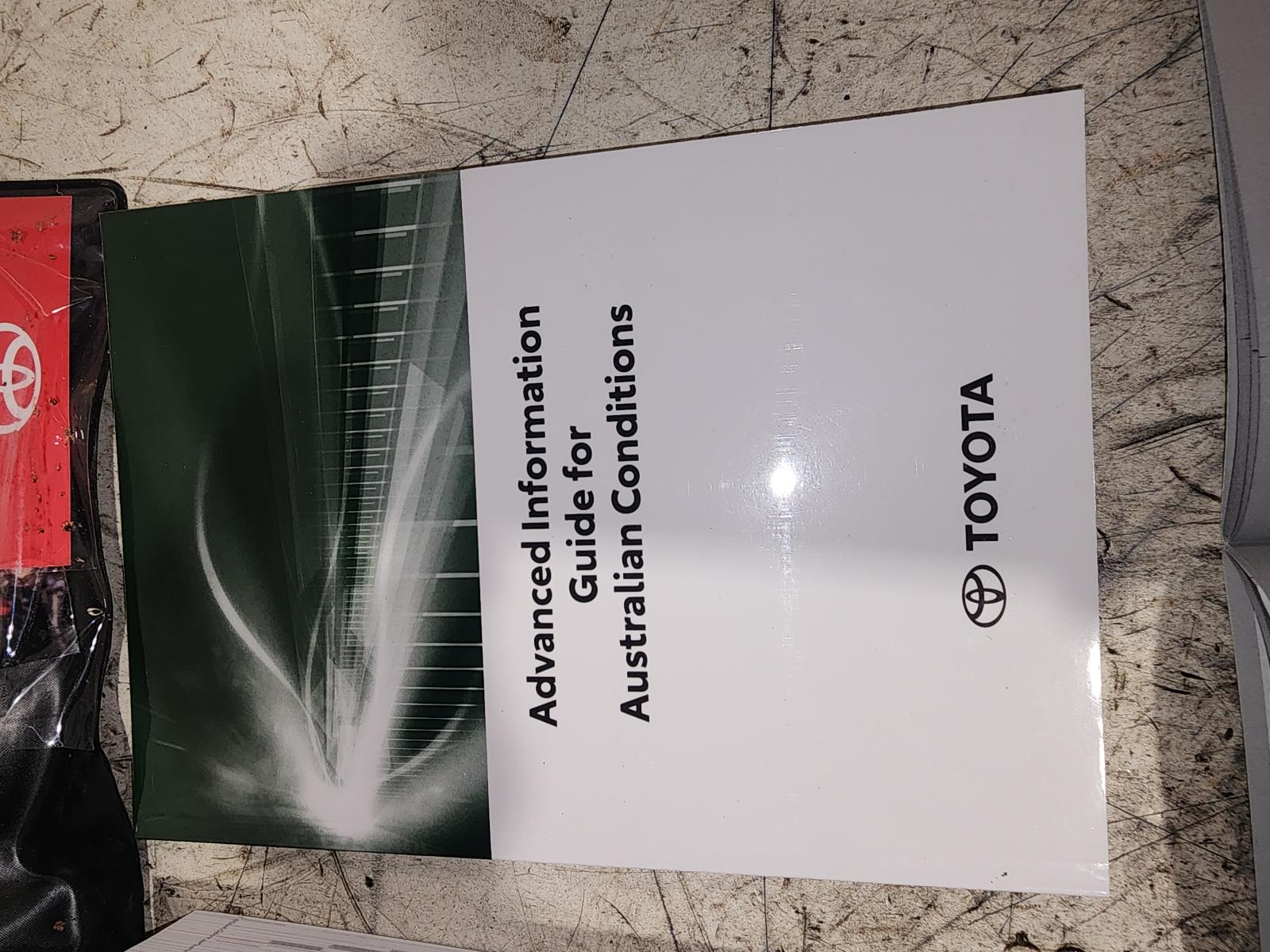 View Auto part Owners Handbook Toyota Hilux 2024