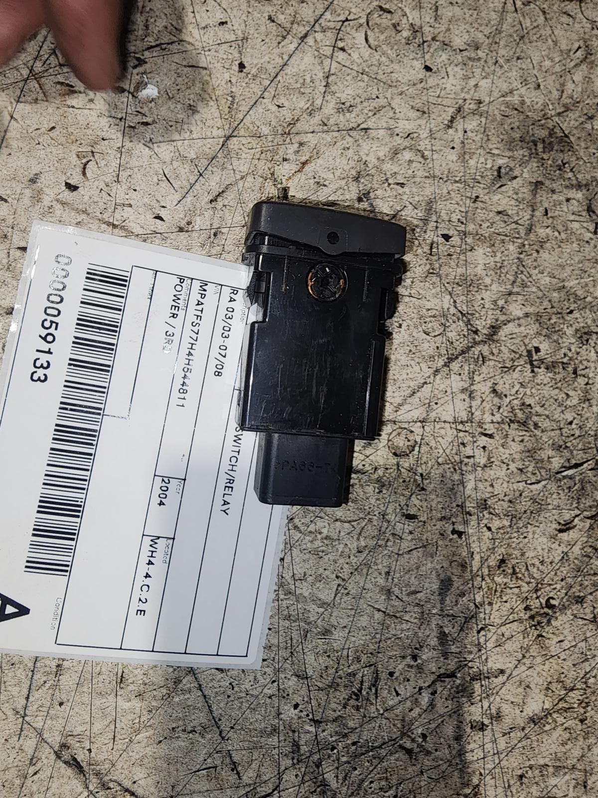2004 Holden Rodeo Misc Switch/Relay View Auto part Misc Switch/Relay Holden Rodeo 2004