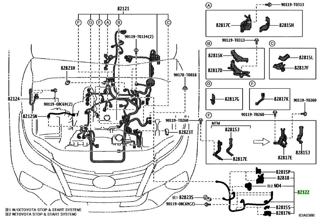 View Auto part Wire Harness Toyota Hilux 2024