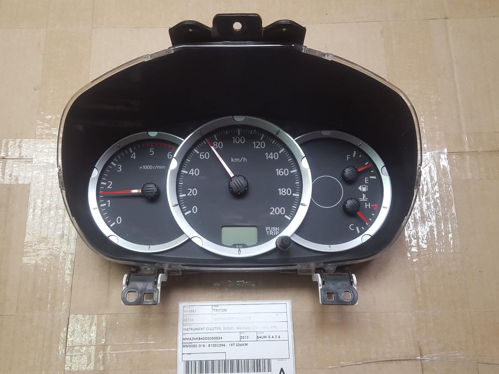View Auto part Instrument Cluster Mitsubishi Triton 2012