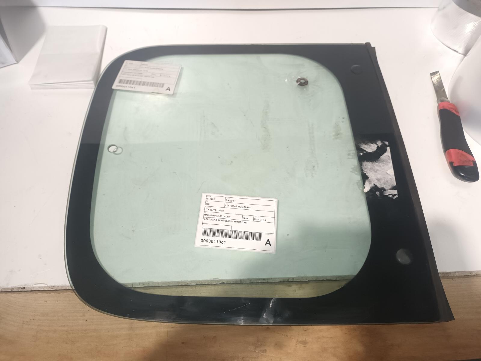 View Auto part Left Rear Side Glass Mazda Bravo 1999
