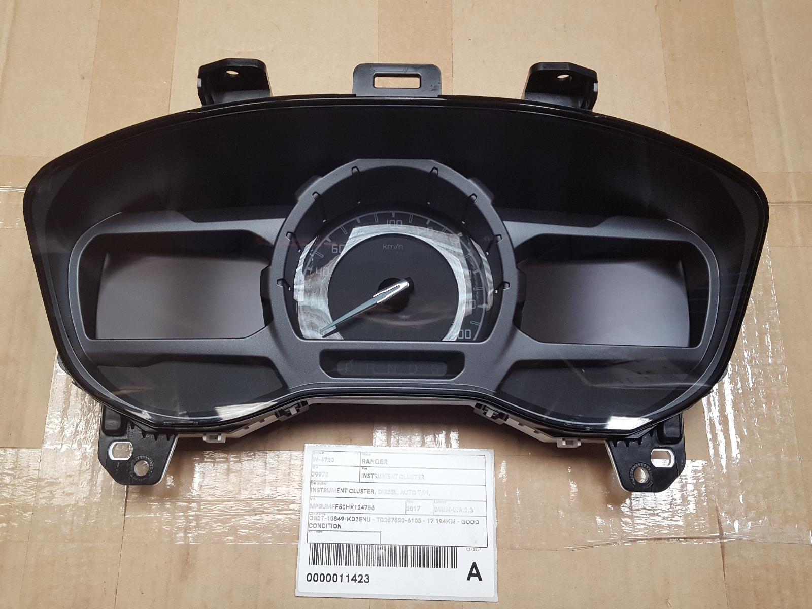 Instrument Cluster Ranger Ford 2017