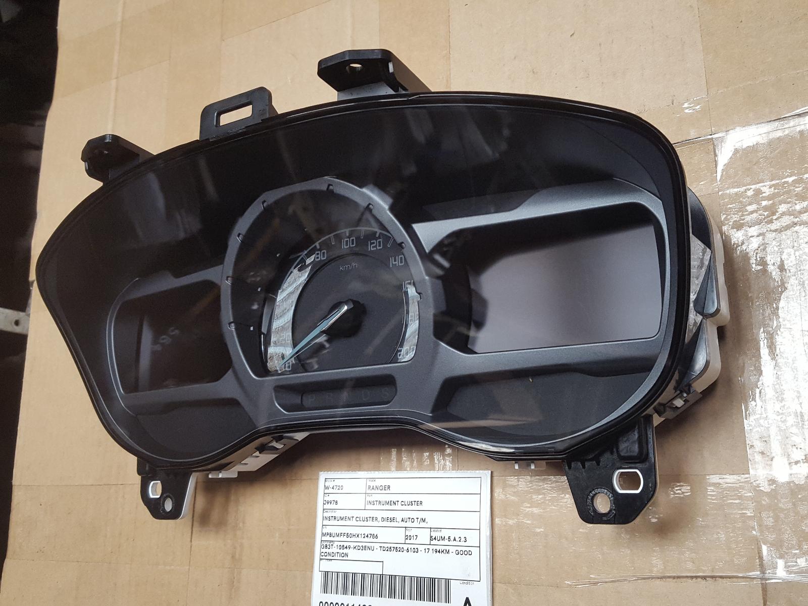 Instrument Cluster Ranger Ford 2017