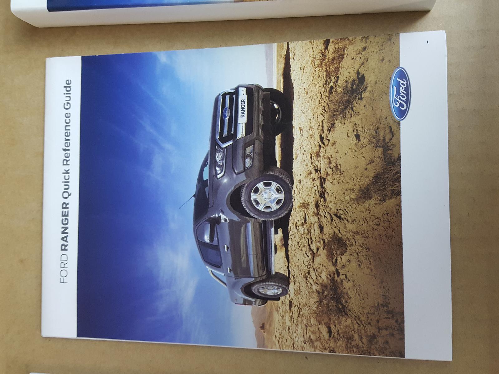 View Auto part Owners Handbook Ford Ranger 2017