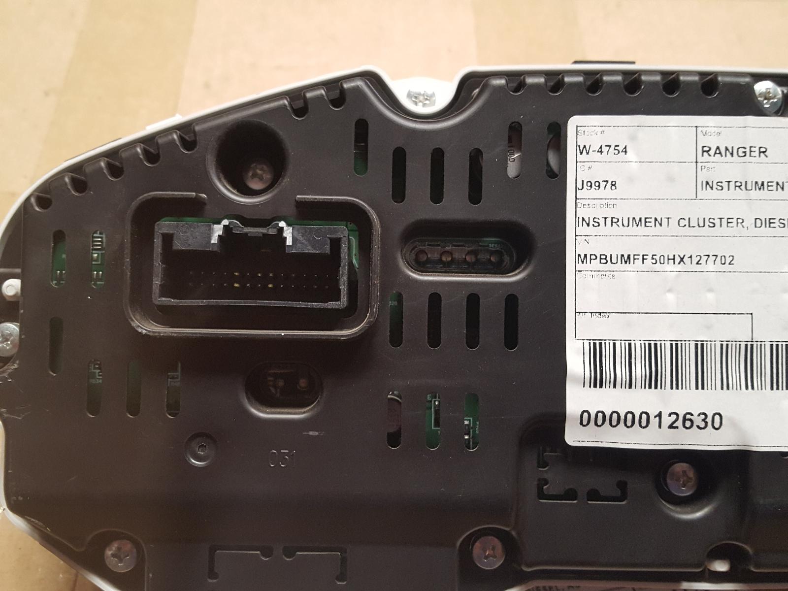 View Auto part Instrument Cluster Ford Ranger 2017